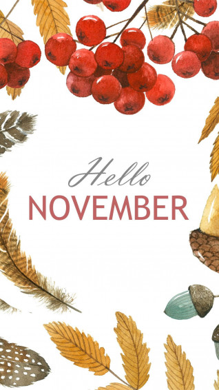 November iPhone Wallpaper