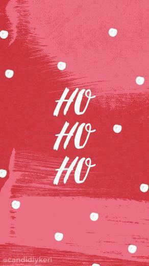 Ho Red Holiday Christmas Background Wallpaper You Can