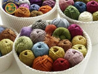 Colorful Yarn Bright Colors Wallpaper