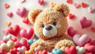 Love Teddy Bear Wallpaper