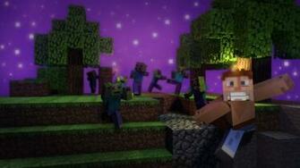 Wallpaper Zombies Minecraft