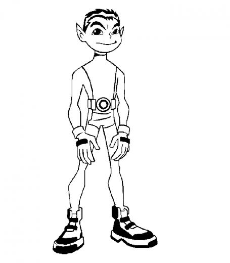 Teen Titans Coloring S Az