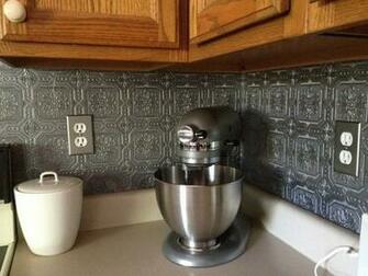 Martha Stewart Living Metallic Paint Backsplash That Looks Like