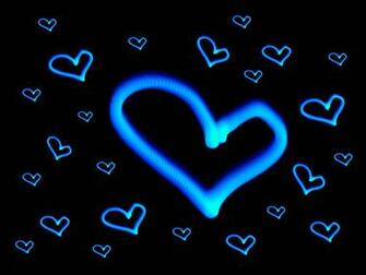 Blue Love Heart Image Amp Pictures Becuo