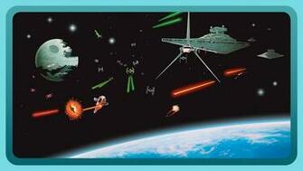 S Prints Neil Artwork Star Wars Space Battle Print