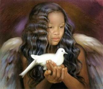 El Angel Que Nos Entrego La Paz Paloma De Mundo