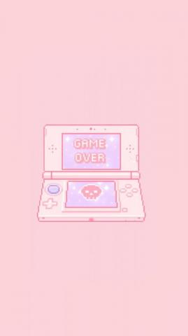 Pink Pixel Wallpaper In Pretty Kawaii