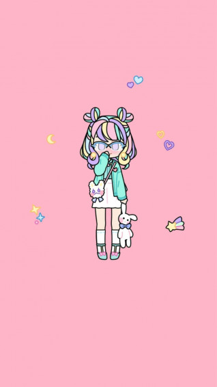 Kawaii Cute Girly Wallpaper