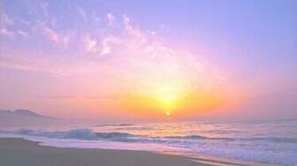 Ksenia On Nature Pink Sunset Wallpaper Ocean