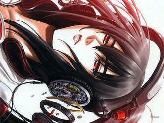 Dj Broken Headphones Anime Girl Music