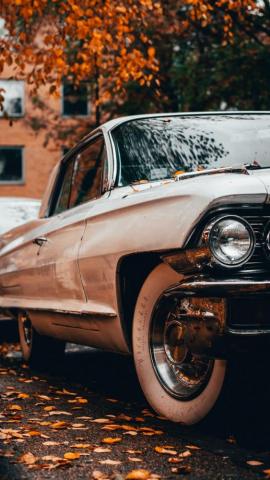 Classic White Car Wallpaper For iPhone Used Engines Fall Photos