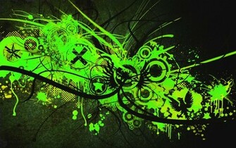 Abstract Green Wallpaper