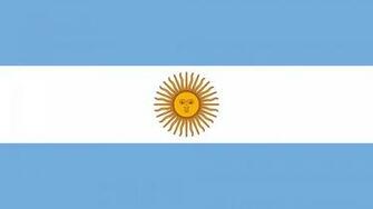 Flag Of Argentina Minimalist Wallpaper