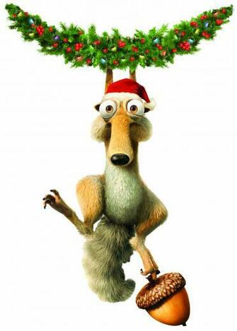 Merry Christmas Tom Scrat In Funny Wallpaper Disney