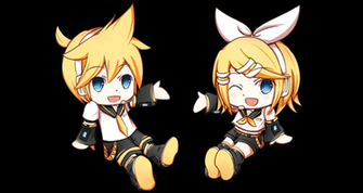 Chibi Comm Rin And Len By Ruuya