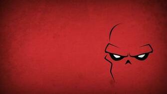 Red Skull Minimal Wallpaper Comics