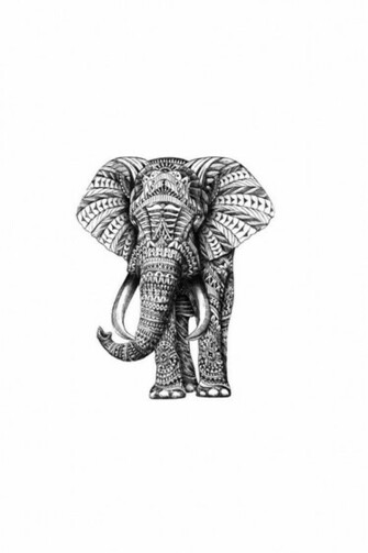 iPhone Wallpaper Tribal Elephant