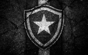 Wallpaper 4k Botafogo Fc Logo Brazilian Seria A