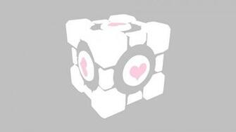 Companion Cube Minimalist Wallpaper By Krukmeister On