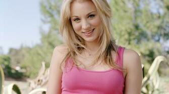 Celebrity HD Wallpaper Kaley Cuoco High Quality