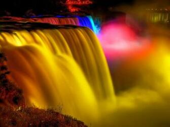 Niagara At Night Wallpaper