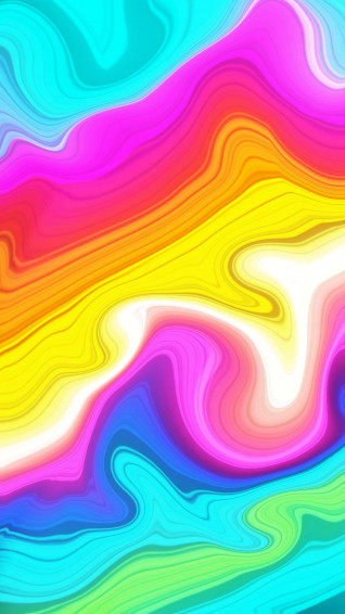Bright Neon Color Wallpaper