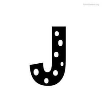 Cute Letter J Wallpaper Printable Bubble