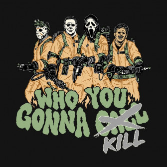 Who You Gonna Kill Mens Basic Tee Momma By Teefury Funny