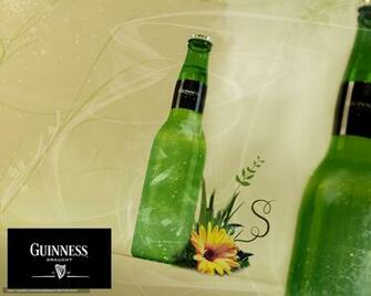 Wallpaper Guiness Beer Green Desktop In The