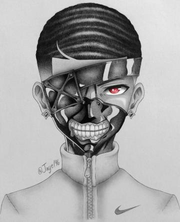 Johnny Womack On Art Anime Characters Male Black