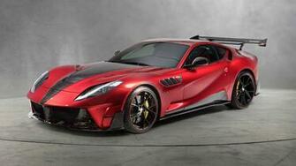 Mansory Ferrari Superfast Stallone Red UHD 4k Wallpaper