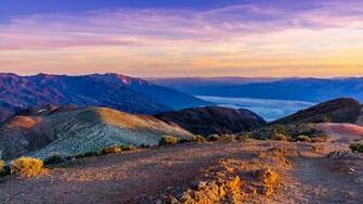 Wallpaper Usa Death Valley National Park Nature Hill