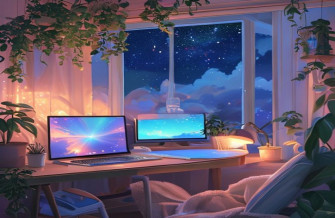 Lofi Anime Aesthetic iPad Wallpaper