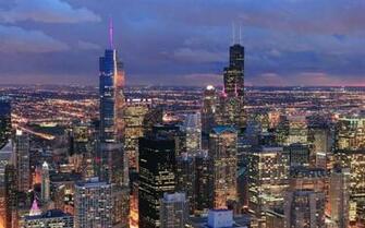 Usa Illinois Chicago Buildings Skysrapers High Resolution
