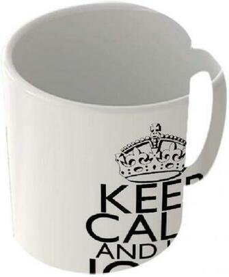 Mug Keep Calm And Let Iqra Handle It White Background