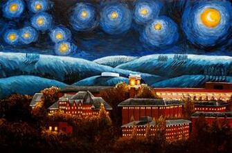 Starry Night Washington State University By Avi Datta