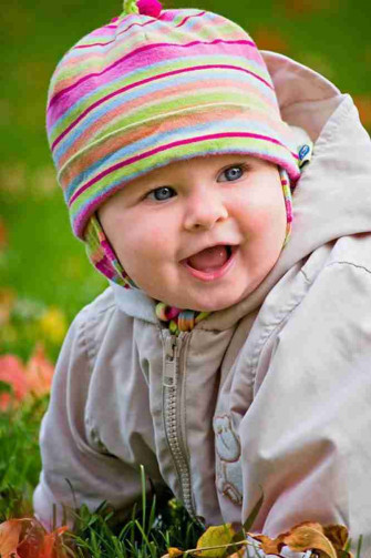 Sweet Baby Boy Wall Poster Smiling New Born