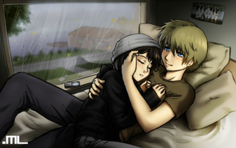Love Couple Wallpaper Cuddling