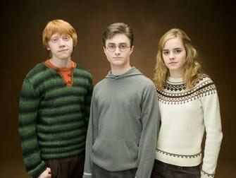 Harry Ron And Hermione Wallpaper
