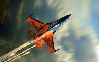 Fighting Falcon Fighter Aircraft Wallpaper HD