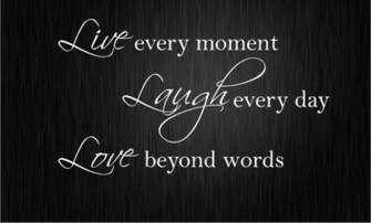 Live Laugh Love Wall Quote Sticker Art HD Wallpaper