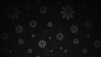 Black Floral Wallpaper Widescreen By Mucski