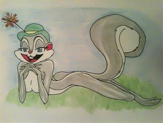 Slappy Squirrel Posing As Wallpaper By Ixzidian2031
