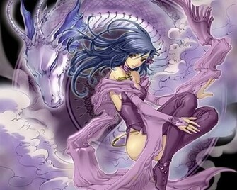 Light Purple Dragon Wallpaper