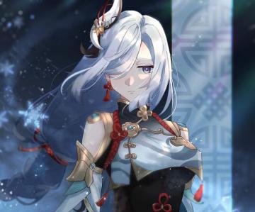 Shenhe Genshin Impact HD Wallpaper Background Image