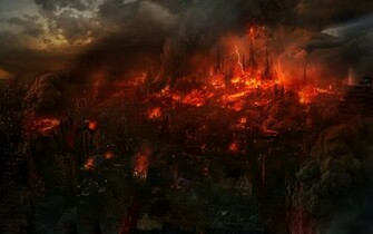 Metropolis Destruction Wallpaper