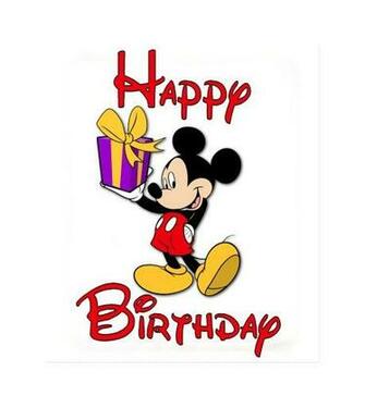 Disney Happy BirtHDay Mickey Mouse Characters Wallpaper