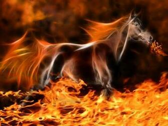 Fire Wallpaper HD Horse