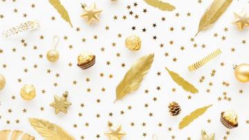 White And Gold Wallpaper