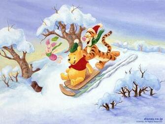 Winnie The Pooh Christmas Wallpaper